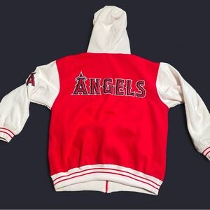 Stitches Red and White Angels Hoodie